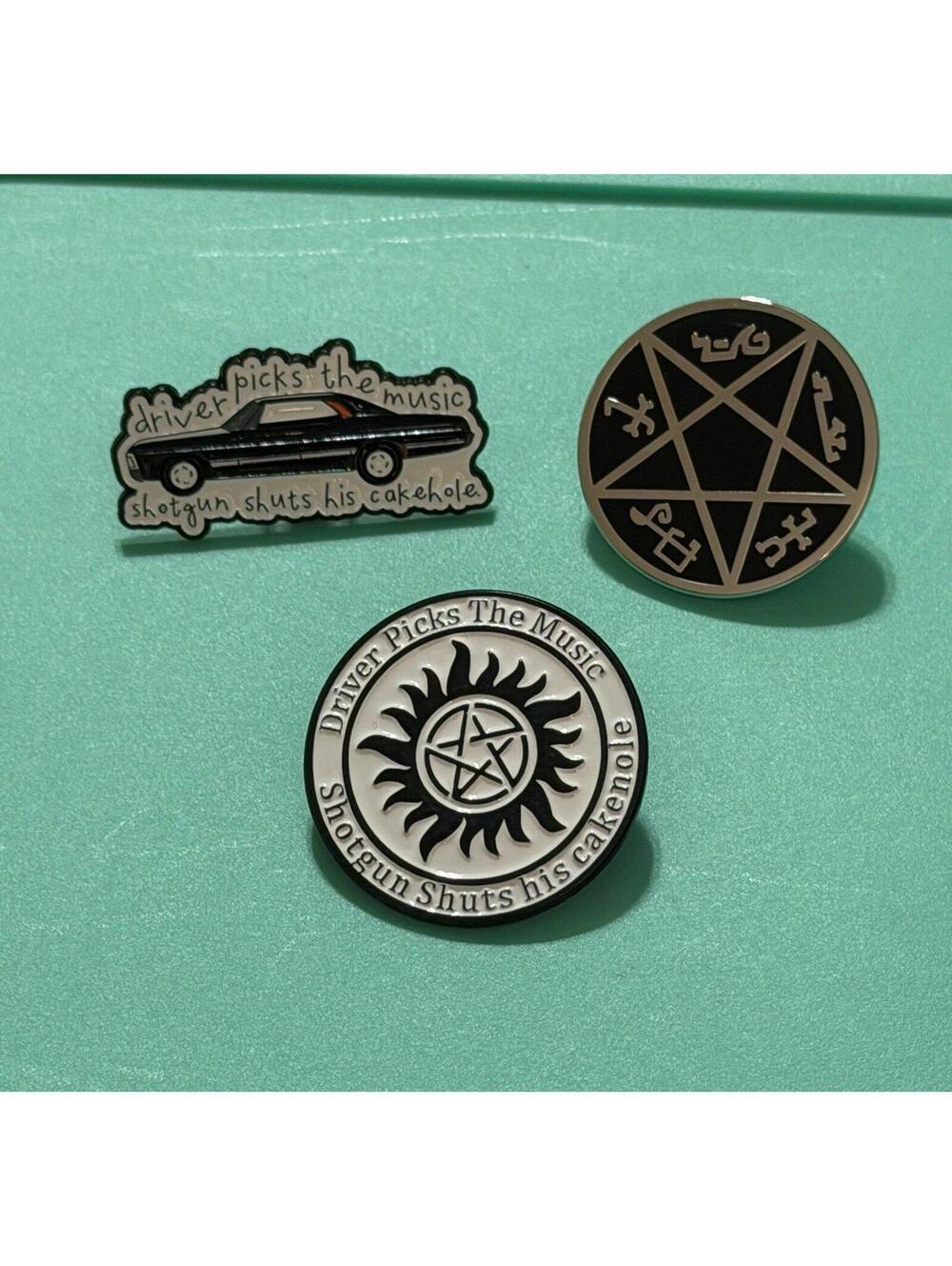 Supernatural 3 pack pin set. New.